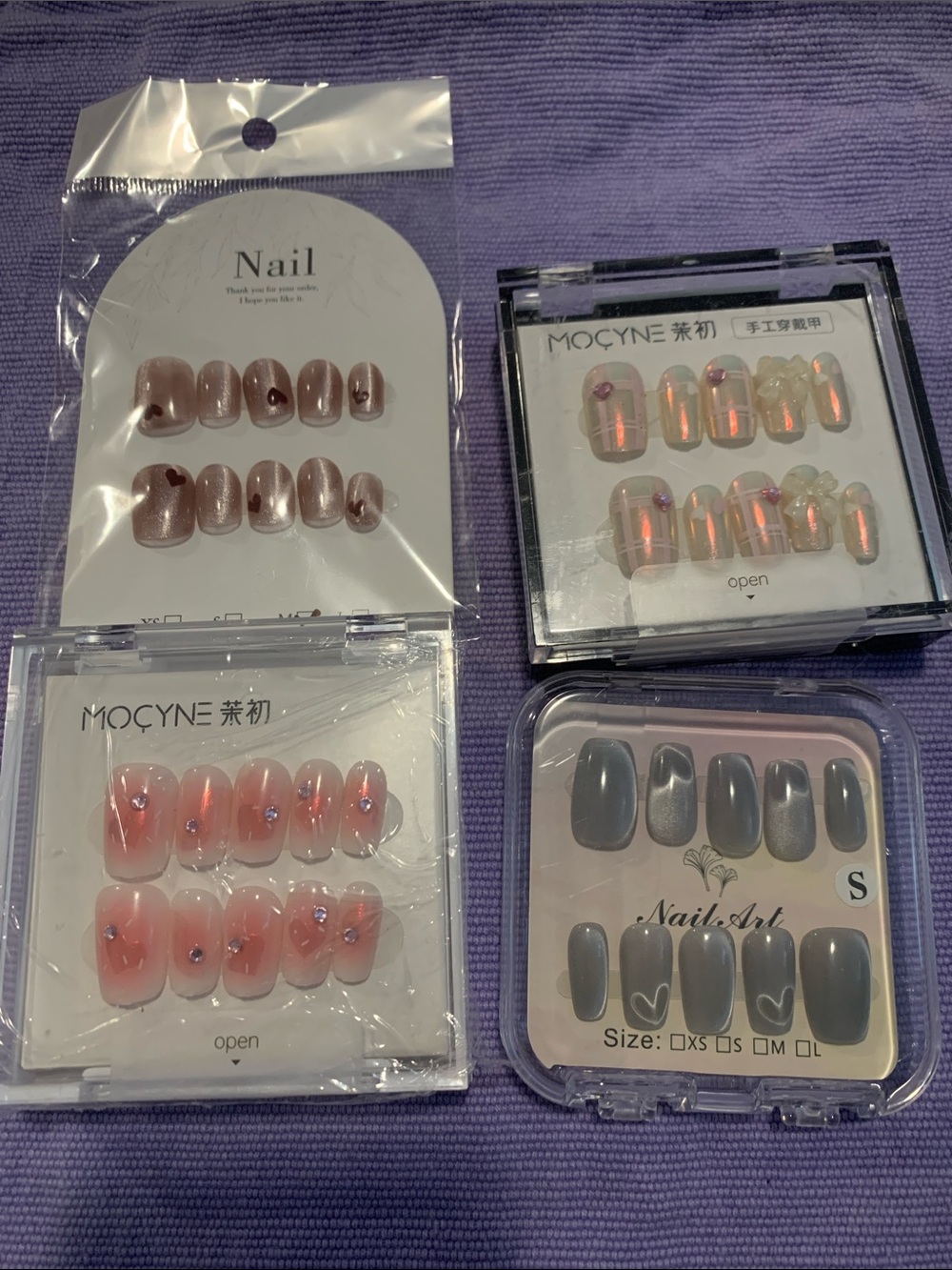 New Heart press on Nail Bundle